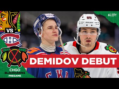 Top Prospect Ivan Demidov Set For Canadiens Debut vs Blackhawks | CHGO Blackhawks PREGAME