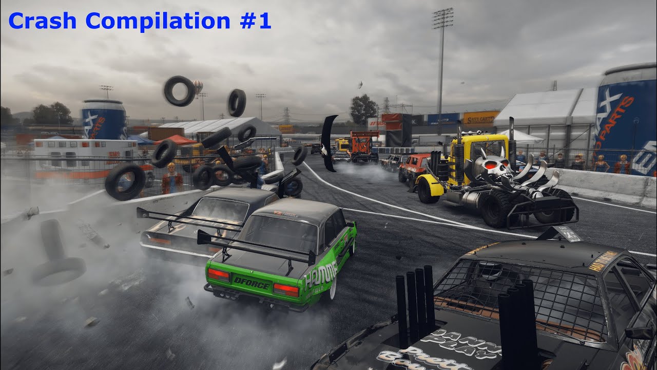 WRECKFEST - Crash Compilation #1 - YouTube