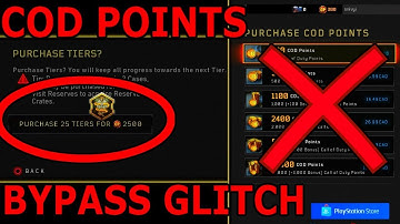 BO4 BYPASS COD POINTS GLITCH! BO4 COD POINTS GLITCH! BLACK OPS 4 GLITCHES! BO4 GLITCH! 50% DONE