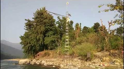 Telemetric Water Level Monitoring System Installation at Rapti Khola, Naumure