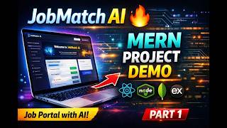JobMatch AI 🔥 | Full Stack MERN Project Showcase (Part 1)