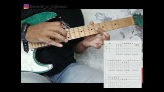 Anak Sekolah (Purpose cover version) gitar solo tutorial dengan Tabs