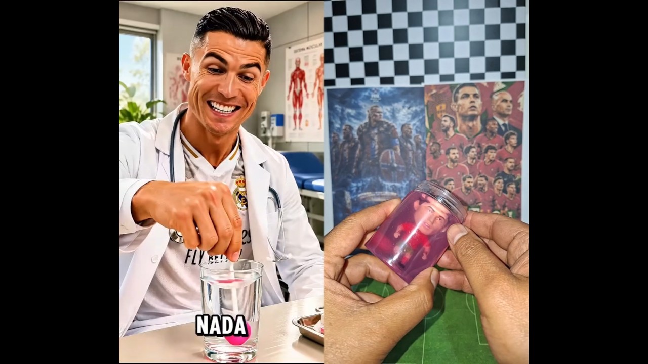 RONALDO DOCTOR CURA A HALAAND #futbol #messi #diy