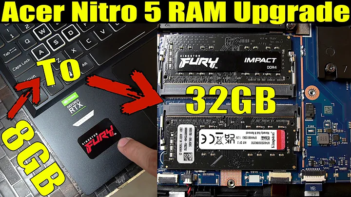 Acer nitro 5 ram upgrade 8gb to 32gb and test | Kingston FURY Impact 32GB (2x16GB) 3200MHz DDR4 CL20