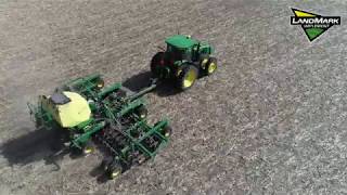 John Deere N530C Air Drill demo with LandMark Implement