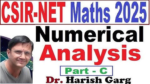 Numerical Analysis Complete Solution | CSIR NET 2025 | Fully Short Cut Tricks