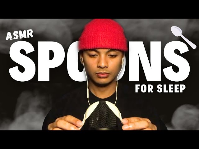 ASMR 30 Minutes of Spoon on Microphone (NO TALKING)
