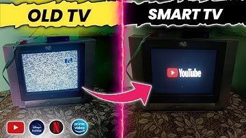 How to Convert CRT Tv to Smart TV | CRT To Smart Tv | CRT TV