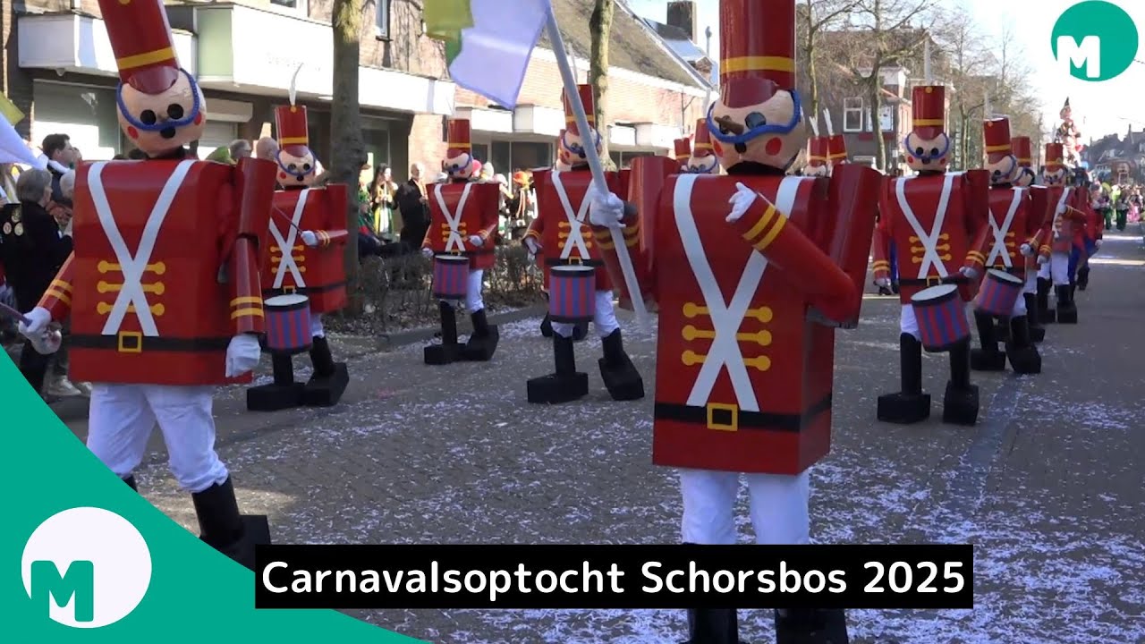 Carnavalsoptocht ‘Schorsbos Drèèjt ut um’ 2025 I Omroep Meierij