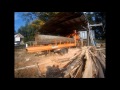 Using 12 volt winch to load and turn logs on LT30 Wood mizer