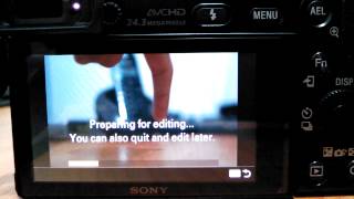 Sony Multiple Exposure & Motion Shot camera apps overview with Sony a6000 screenshot 1
