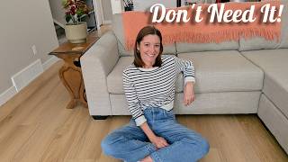 10 Normal Wardrobe Items I Don't Own #minimalism #simpleliving #minimalistwardrobe