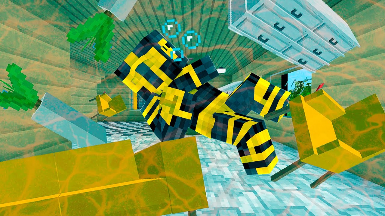 TROLLEO A MI AMIGO INUNDANDO SU CASA DE AGUA EN MINECRAFT 😂