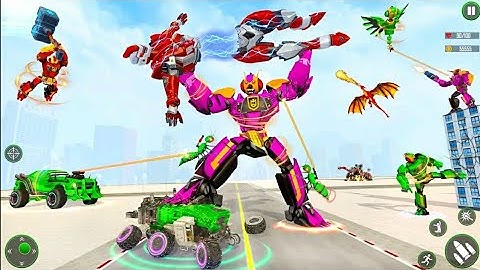 Dragon Fly Robot Car Game 3D Android Gameplay