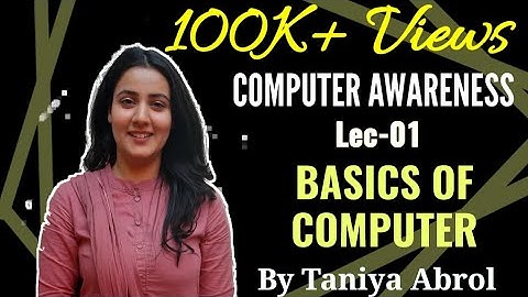 COMPUTER AWARENESS(LEC-01)| JKSSB Account Assistant | JKSSB | IBPSRRB  | ( JK EXAM CRACKER )