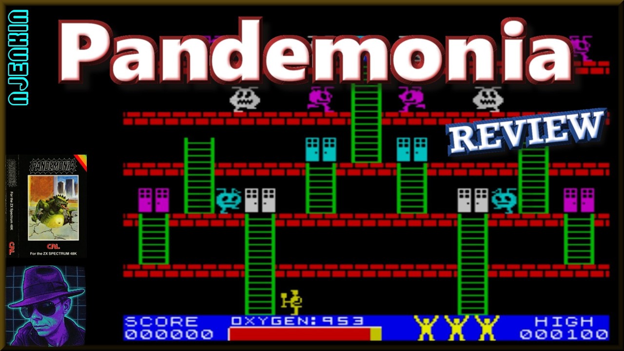 Pandemonia - on the ZX Spectrum 48K !! with Commentary - YouTube