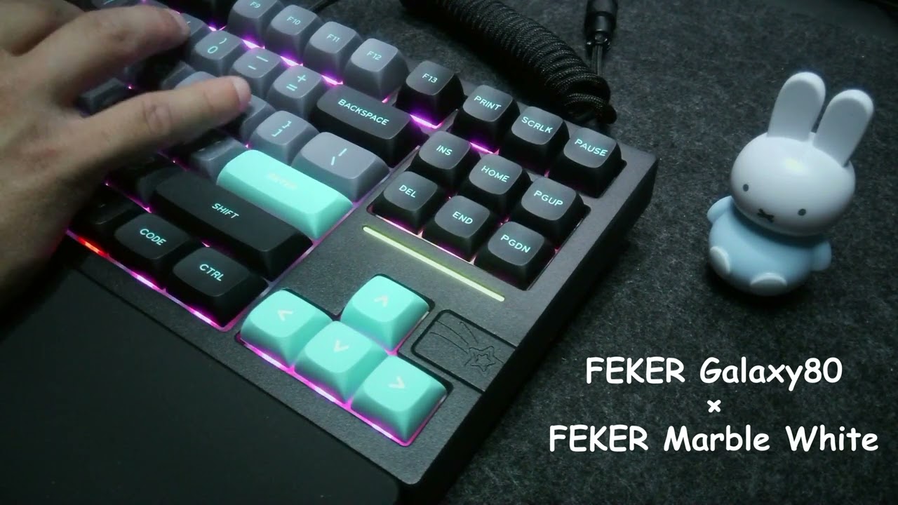 キーボードレビュー】EPOMAKER × FEKER Galaxy80は、最高の打鍵感と 