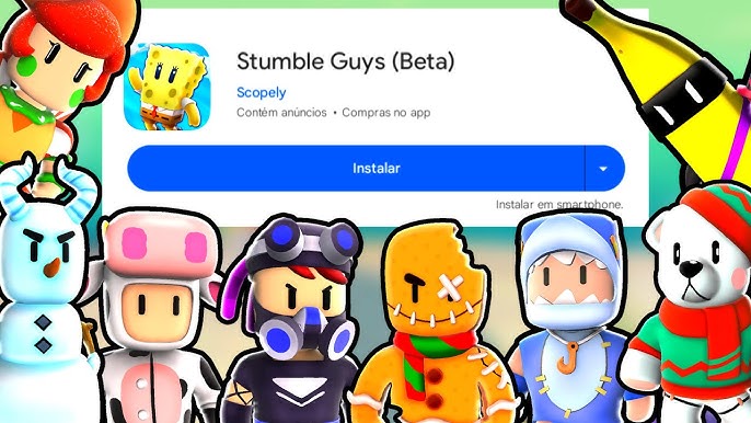 COMO ENTRAR NA BETA DO STUMBLE GUYS ATUALIZADO 2023 #stumbleguys