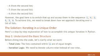 Mastering Python List Iteration: How to Go Beyond the Basics