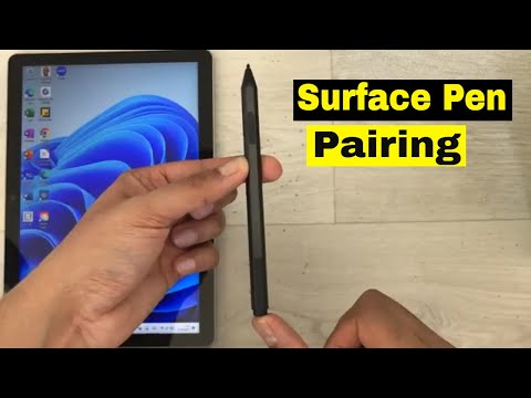 How to Connect Microsoft Surface Pen with Surface Go 3 Tablet
