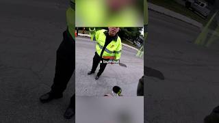 Biker Gets CAUGHT DOING BURNOUT 🔥🛞