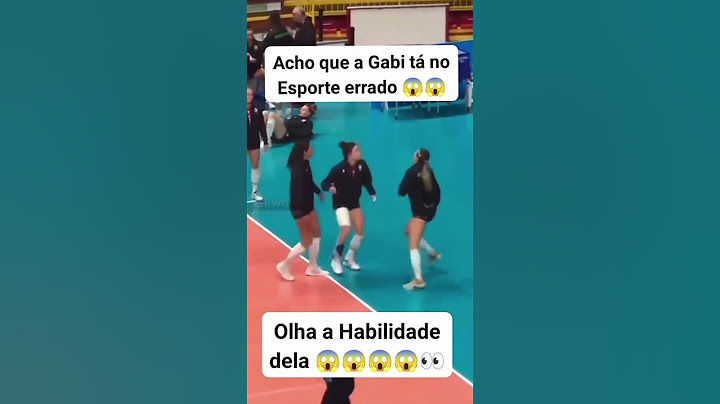 ACHO QUE A GABI TÁ NO ESPORTE ERRADO #vôlei#2025