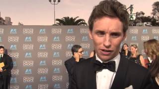 Critic Choice Awards: Eddie Redmayne Exclusive Interview | ScreenSlam
