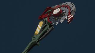 【blender】EVA02 New02α Chainsaw type Weapon(Evangelion3.0+1.0)