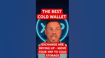 Exchanges Are Drying Up - Move Your XRP to cold storage