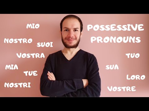 კუთვნილებითი ნაცვალსახელები იტალიურ ენაში / Possessive pronouns in Italian [SUB ENG]