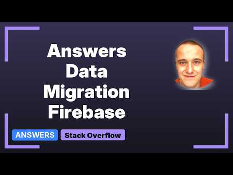 Migrate Firestore data between Firebase projects