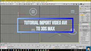Tutorial Import Video Avi to 3ds Max