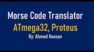 Morse Code Translator