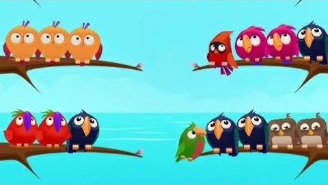 Color Bird Sort - Puzzle Game - Level 21-40 Gameplay | NOOB vs PRO vs MASTER vs HACKER