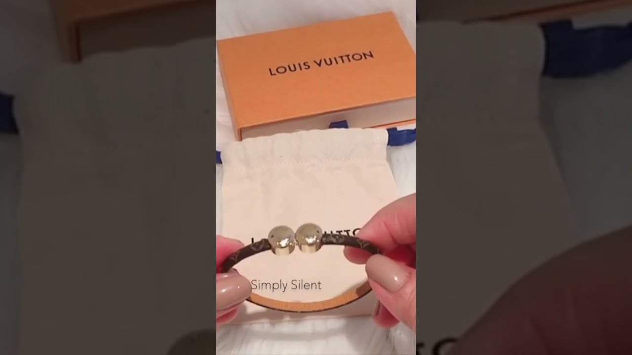 How to open and close the Louis Vuitton Nanogram Strass Bracelet
