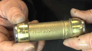 Make Repairs Fast with SharkBite Slip Couplings