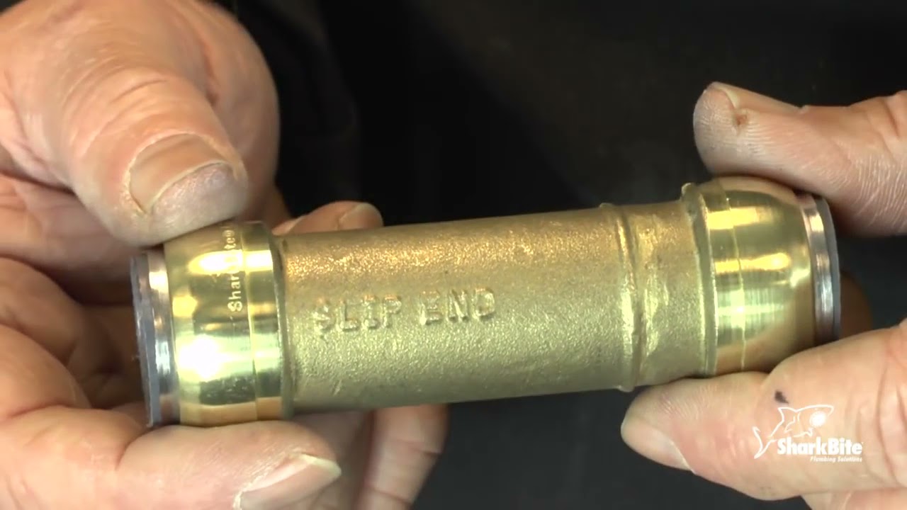 Make Repairs Fast with SharkBite Slip Couplings