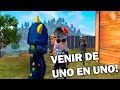 VENIR DE UNO EN UNO- SOLO A PUÑO EN EL MODO CABEZOTAS- FREE FIRE- Dshanto