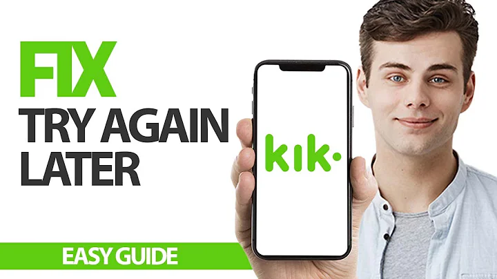 How To Fix Kik Messaging App Try Again Later Error | Final Solution