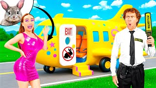 Sneaking Pets onto a Plane | Cool Creative Challenge TeenTeam Challenge