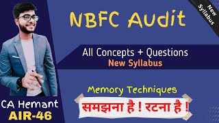 NBFC Audit | CA Final Free Fastrack Cum Revision