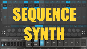Korg Electribe Wave - Tutorial: Exploring the app Part 4, Sequence Synth