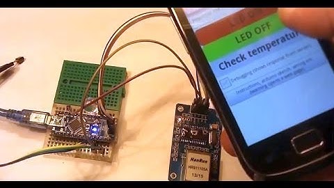Ethernet controlled arduino