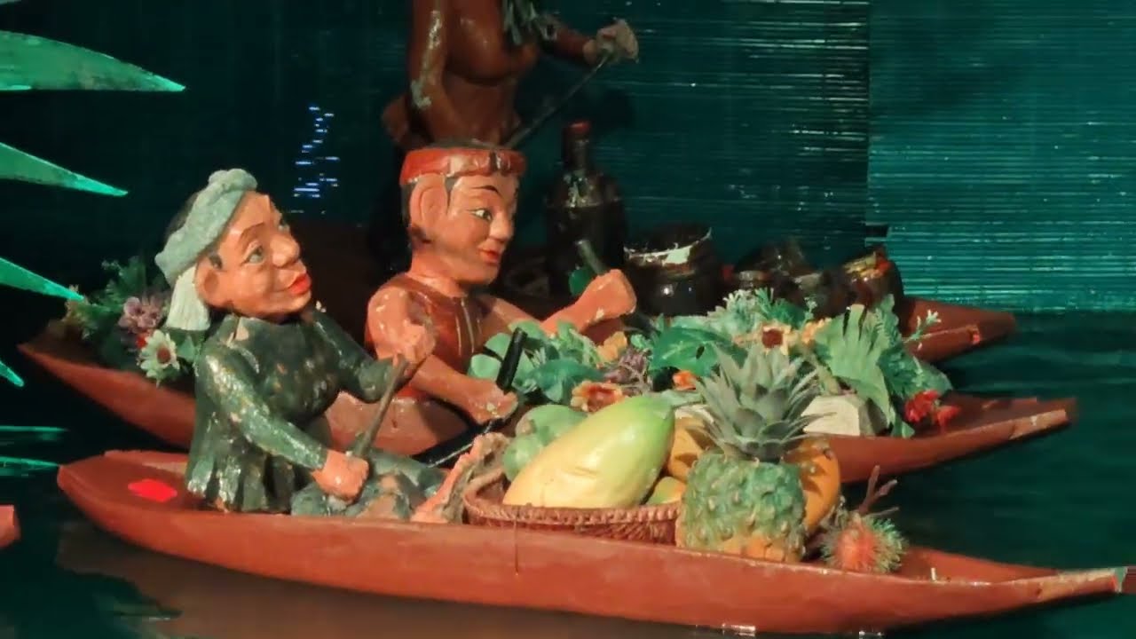 Water Puppet Show at History Museum of Ho Chi Minh City, Saigon, Vietnam - Next to the Zoo