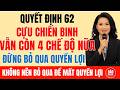 QĐ 62 Chỉ Là Một Phần – CCB Còn 4 Chế Độ Có Thể Hưởng