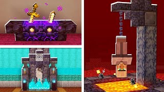 Top 3 Minecraft build hacks for a evil base 😈🏠