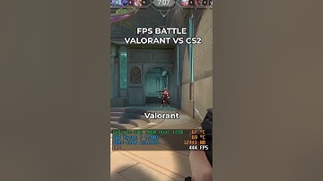 FPS BATTLE -  VALORANT VS CS2 #cs2 #valorant #fps