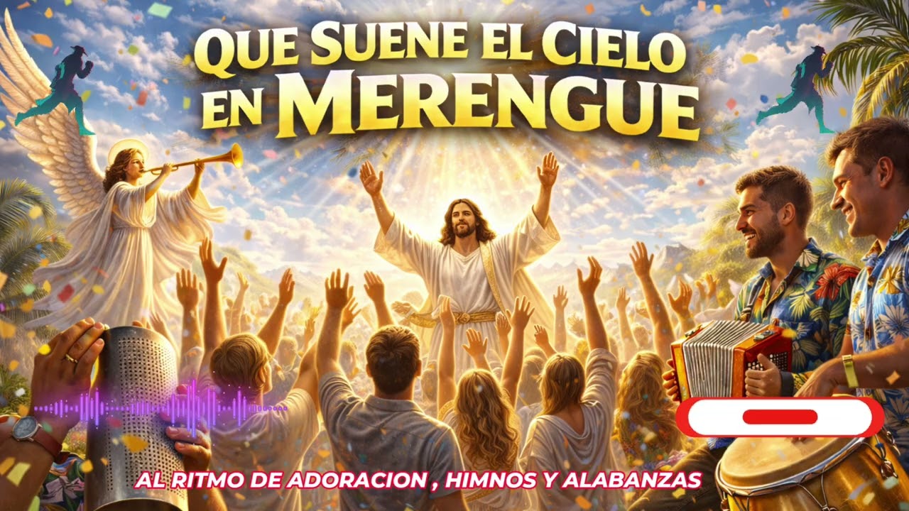 QUE SUENE EL CIELO EN MERENGUE. #jesus #música #music #cristo #jesuschrist #fe #fé