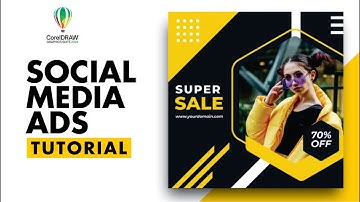 CorelDraw x8-2023 tutorial - Trend Social Media Post Banner Design Tutorial