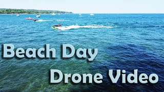 Beach Day Drone Video I Woodbine Beach I June 6th 2021